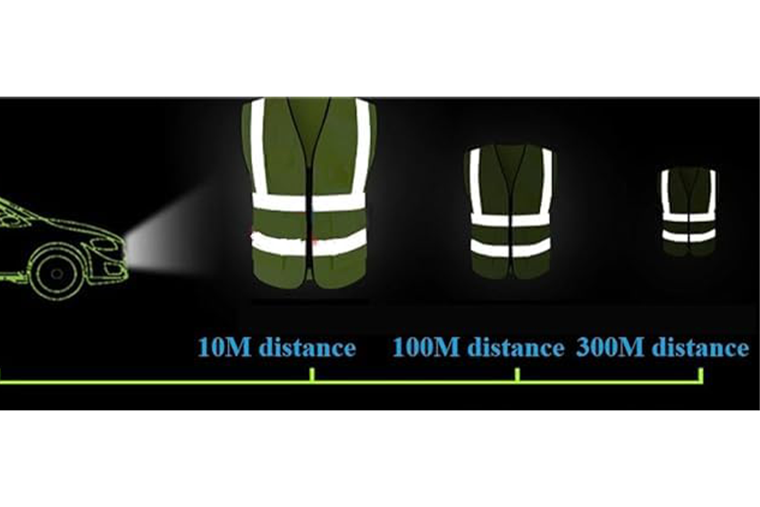 HIGH-VISIBILITY | BASIC VEST | Lemon 1inch Reflective tape