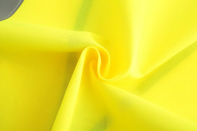 HIGH-VISIBILITY | BASIC VEST | Lemon 1inch Reflective tape