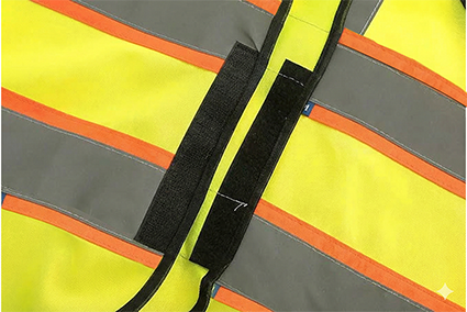 HIGH-VISIBILITY | BASIC VEST | Lemon 1inch Reflective tape and contrast tape